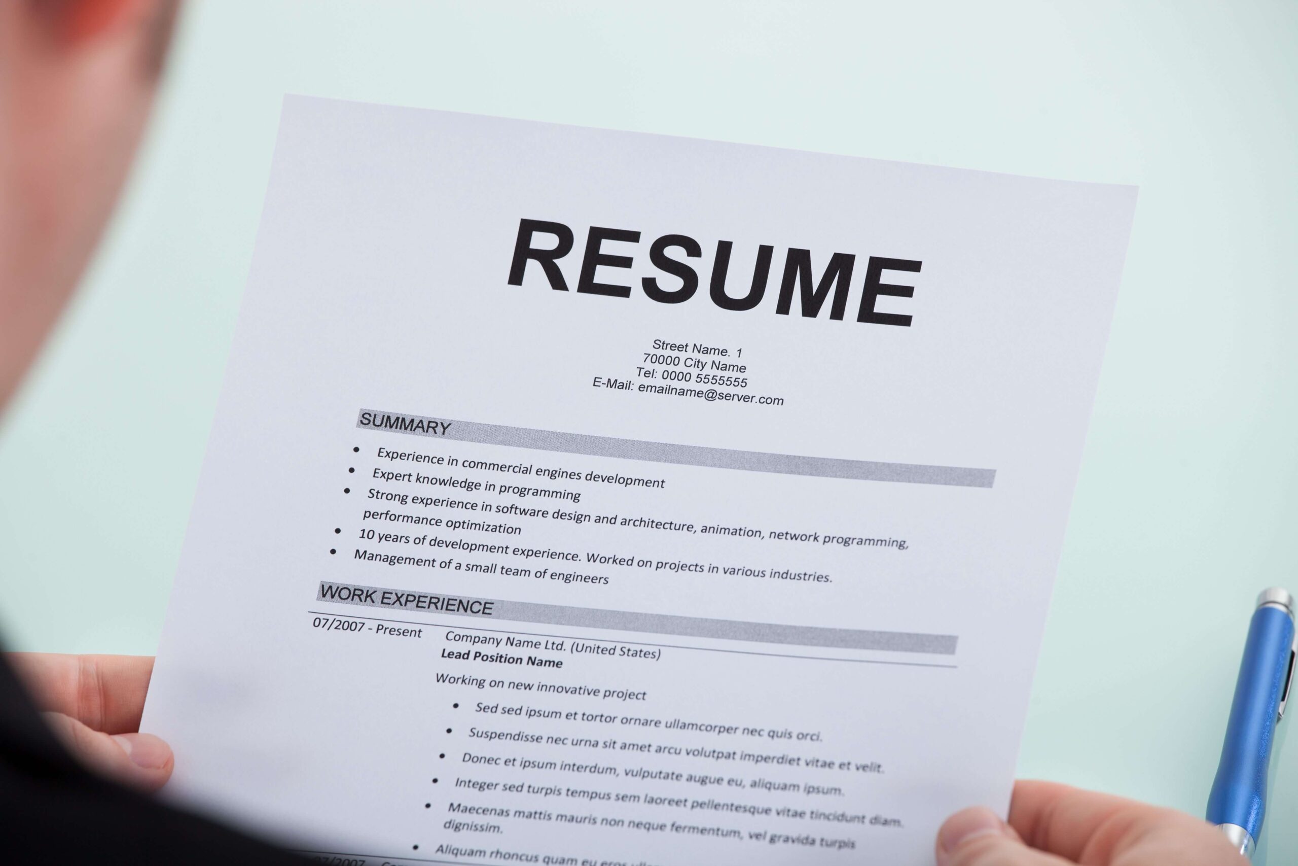How Many Previous Jobs are on Resume